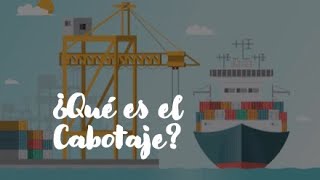 Concepto Logístico ¿Qué es el cabotaje [upl. by Cullin]