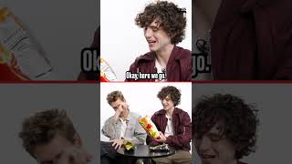 Timothée Chalamet and Austin Butler try British crisps for the first time [upl. by Osnofledi]