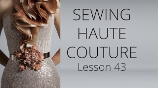 Premium Dress  How to sew Haute Couture Fashion Dress DIY 43 [upl. by Htbazile]