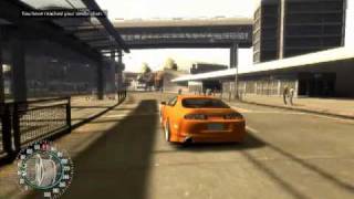 GTA IV Part3 Toyota Supra Sound Mod [upl. by Aelanej222]