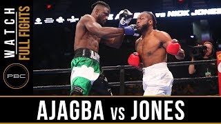 Ajagba vs Jones Full Fight September 30 2018  PBC on FS1 [upl. by Sucitivel521]