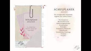 Schulplaner 20242025 by moji productions [upl. by Neillij]