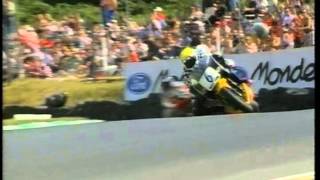 Britten V1000 vs Raceco Moto Guzzi  BEARS Brands Hatch 1995 AUDIO LOST See description [upl. by Martainn]