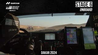 ONBOARD  Stage 6  Dakar 2024  TOYOTA GAZOO Racing Baltics [upl. by Kcirdahs]