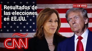 Resultados de las elecciones en EEUU 2024 entre Kamala Harris y Donald Trump [upl. by Otxis171]