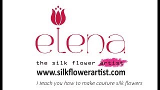 How no make silk flowers  The Silk Flower Artist [upl. by Rehpotsirc]