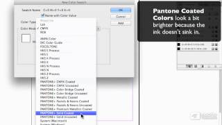 InDesign CS6 103 Working With Color  10 Adding a Pantone Color [upl. by Grosvenor]