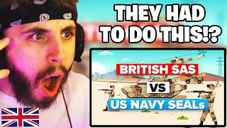 Americans Reacts to British SAS Soldiers vs US Navy Seals  Military Training Comparison [upl. by Deutsch]