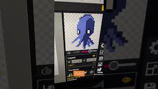 How to create a PixelArt animation octopus gamedev pixel indiegamedev [upl. by Kyte]