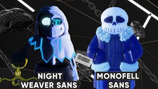 Roblox  UnderTale Randomized The Return  Night Weaver Sans  MonoFell Sans [upl. by Chemaram]