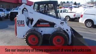 How to Safely Operate a Bobcat S185 Skid steer  JW Trucks Equipment Showcase [upl. by Alrac]