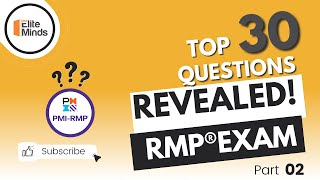 10 Questions you will definitely see in your PMI RMP® Exam  Part II [upl. by Eidurt]