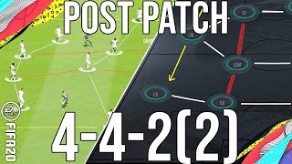 Best 4422 TACTICS amp INSTRUCTIONS Post Patch The Most Balanced Formation To Give you Wins  FIFA 20 [upl. by Elohcim]