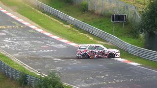 Nordschleife Crash Opel Vectra 20714 Touristenfahrten [upl. by Hgielac]