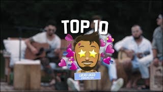 Lucas Lucco  Top 10 DeBoaNaLagoa [upl. by Alehcim]