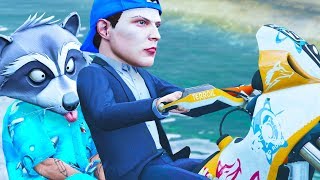 Merkwürdige GTA ONLINE Stunts mit einem Haustier [upl. by Vandervelde]