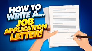 Writing a Job Application Letter 4 TIPS Words amp Phrases  JOB APPLICATION LETTER TEMPLATES [upl. by Jael]