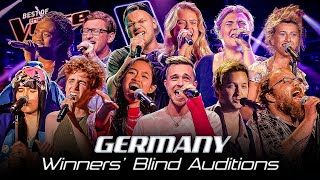 Blind Auditions of every WINNER of The Voice of Germany 🏆 [upl. by Htezzil929]