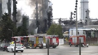 Verletzte nach Explosion und Großbrand in Pfaffenhofen [upl. by Reyem]