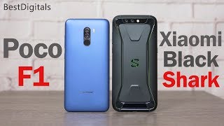 Pocophone F1 vs Black Shark супертест игровых смартфонов Кого выбрать [upl. by Euqitsym]