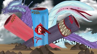 Evolution Of Worm  Zombie WormDark WormWhite DarknessTitanus Tiamat [upl. by Buehrer94]