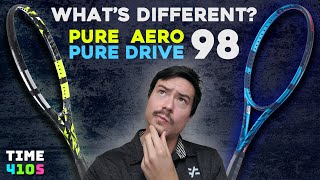 Pure Aero 98 vs Pure Drive 98  Racket Review [upl. by Billen808]