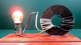 Free energy generator Magnet Coil Work 100  New Science project experiment at Home [upl. by Anniroc912]