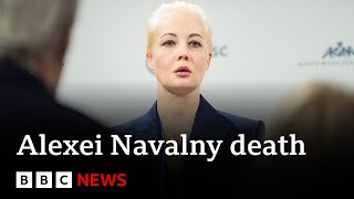 Vladimir Putin killed my husband says Alexei Navalnys widow Yulia Navalnaya  BBC News [upl. by Hawkins478]