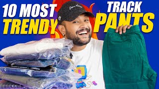 TOP 10 Best Track Pants for Every Men 🔥 Baggy Cargo Pants Haul 2024  Powerlook HRX  ONE CHANCE [upl. by Akselaw970]