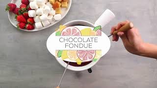 Chocolate Fondue Recipe [upl. by Ecinreb252]