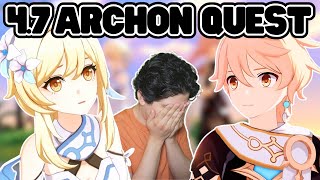 IT FINALLY HAPPENED  Genshin Impact 47 Archon Quest Full Playthrough [upl. by Khano]