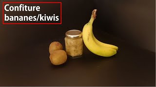 bananeskiwis  la meilleure recette de confiture pour accompagner vos pancakes [upl. by Annairb]