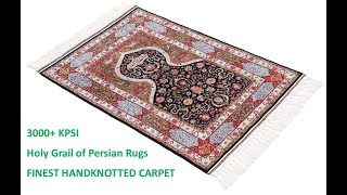 Holy Grail of Handmade Silk Rugs  Turkish Hereke Carpet 3100 kpsi  WOW [upl. by Brook]