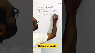 ch 4 Quadratic equations class 10 nature of roots maths [upl. by Ahcire]