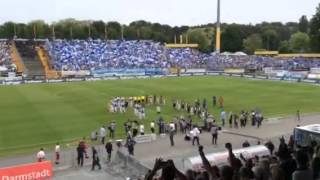 SV Darmstadt 98 vs FC St Pauli Grandiose Stimmung beim Einlauf [upl. by Onairda]