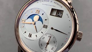 A Lange amp Söhne Grande Lange 1 Moon Phase 139032 A Lange amp Söhne Watch Review [upl. by Chapel247]