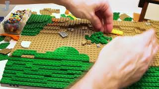 Outdoor Campground Amphitheater Built With LEGO Bricks Part 4 [upl. by Sina270]