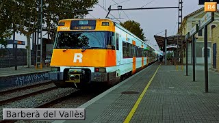 Barberà del Vallès R4  R12  Rodalies Barcelona  Renfe Civia  447 [upl. by Wallache]