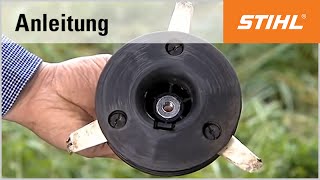 Das Befüllen des Mähkopfs STIHL PolyCut 203 [upl. by Arag]