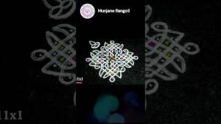 Diwali Special  munjane rangoli [upl. by Anaj]