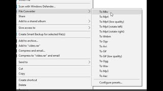 How to Batch Convert Audio VideoPDF Free With Right Click On Windows [upl. by Feliza]