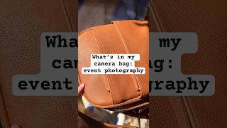 What’s in my camera bag for event photography [upl. by Ibot938]