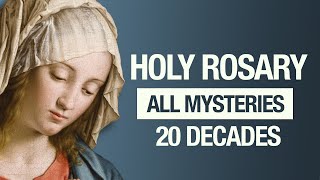 Rosary All Mysteries 20 Decades [upl. by Ragen]