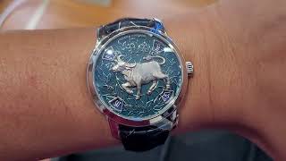 Vacheron Constantin Métiers d’Art The Legend Of The Chinese Zodiac Year Of The Ox  PLATINUM [upl. by Cirtemed168]