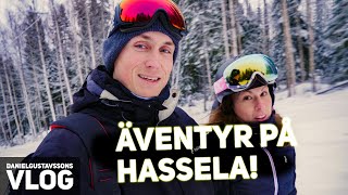 ÄVENTYR PÅ HASSELA  Heldag på skidor uppe i Hälsingland [upl. by Weld426]