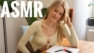 Girl In Class Teaches You How To Kiss 💕 ASMR [upl. by Leeland]