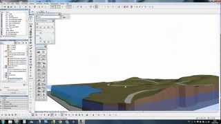 BIM med ArchiCAD SOSI til 3Dterreng [upl. by Akilak]
