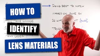 How To Identify Lens Materials [upl. by Miett]