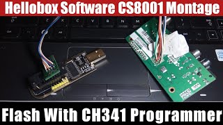 Hellobox CS8001 Software Installation With Ch341 Programmer In Solid 2100 pro [upl. by Senhauser]