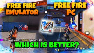 Free Fire PC VS Free Fire Emulator  Which one gives you better gameplay [upl. by Matti]